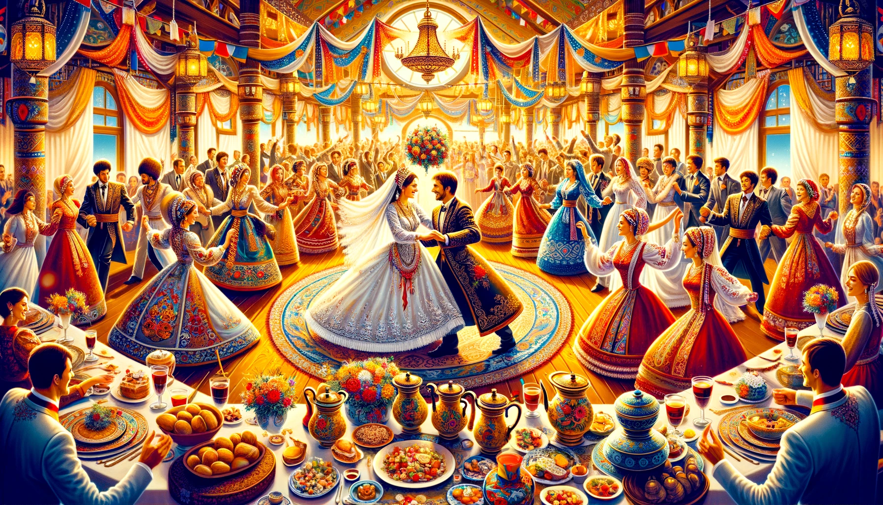 Russische Hochzeiten: Ein Fest voller Farben, Freude und Traditionen