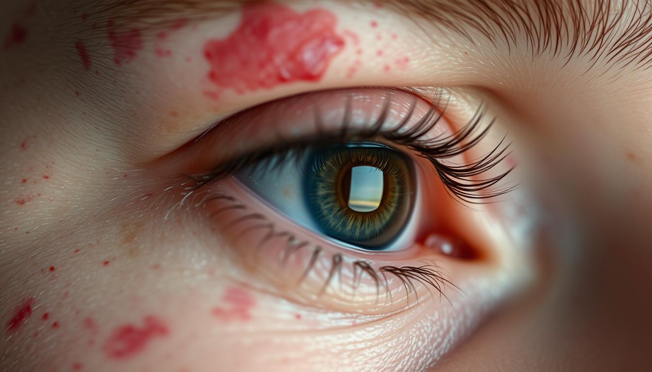 Empfindliche Hautstellen: Psoriasis rund ums Auge erkennen