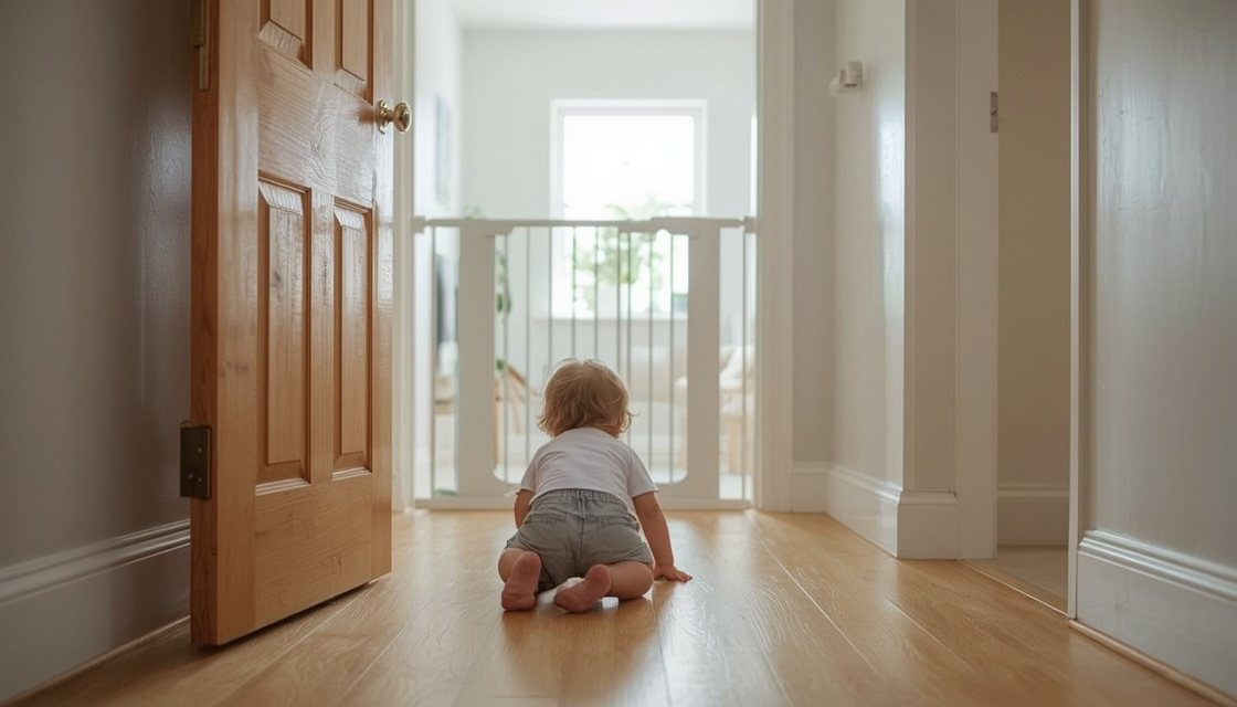 Sicher wohnen mit Kindern: Türen und Fallen im Alltag