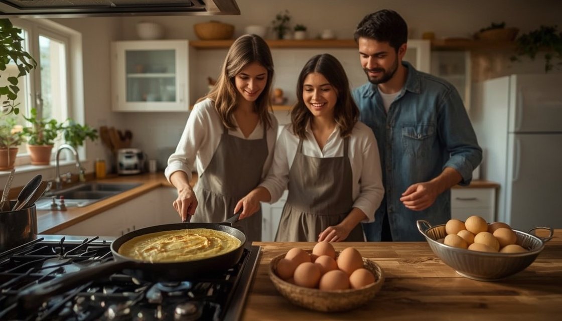 Spanisch kochen mit der Familie: Tortilla als Einstieg